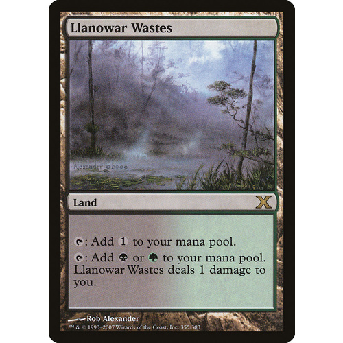 Llanowar Wastes FOIL - 10E