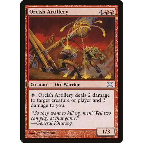 Orcish Artillery FOIL - 10E