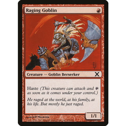 Raging Goblin FOIL - 10E