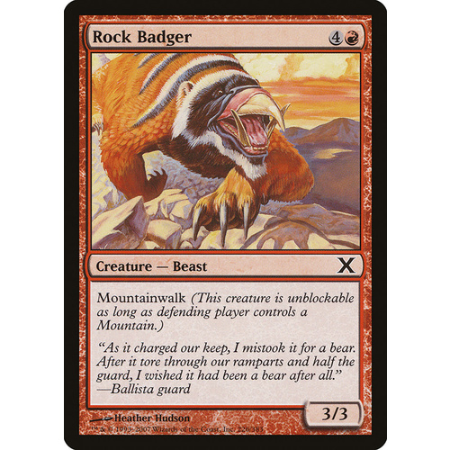 Rock Badger FOIL - 10E