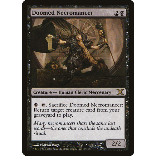 Doomed Necromancer FOIL - 10E