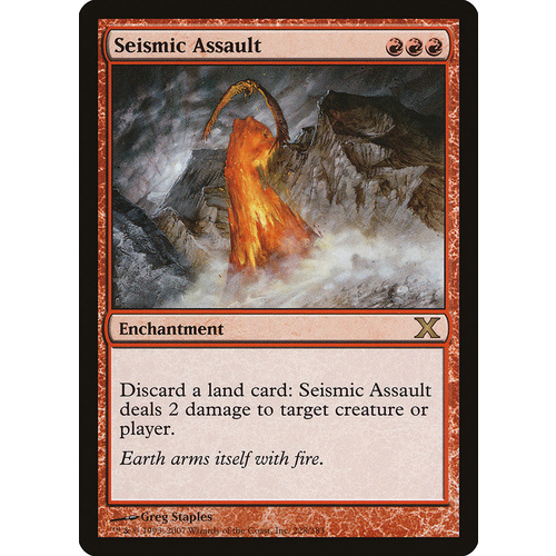 Seismic Assault FOIL - 10E