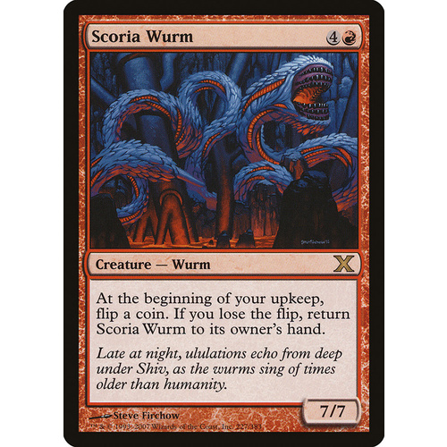 Scoria Wurm FOIL - 10E