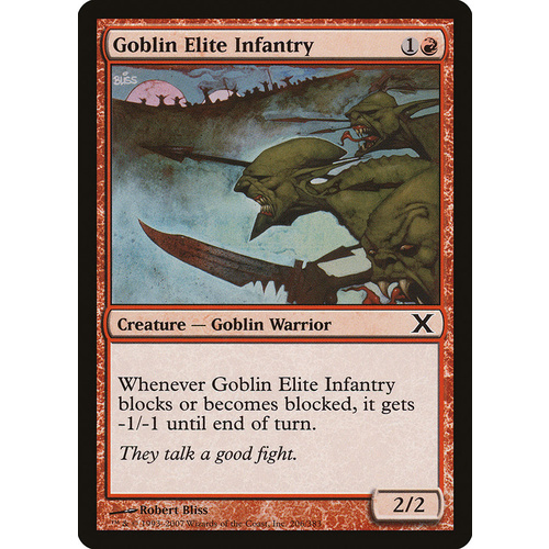 Goblin Elite Infantry FOIL - 10E