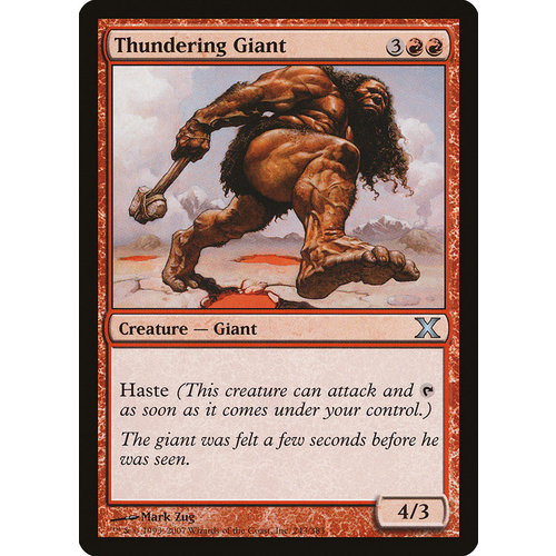 Thundering Giant FOIL - 10E