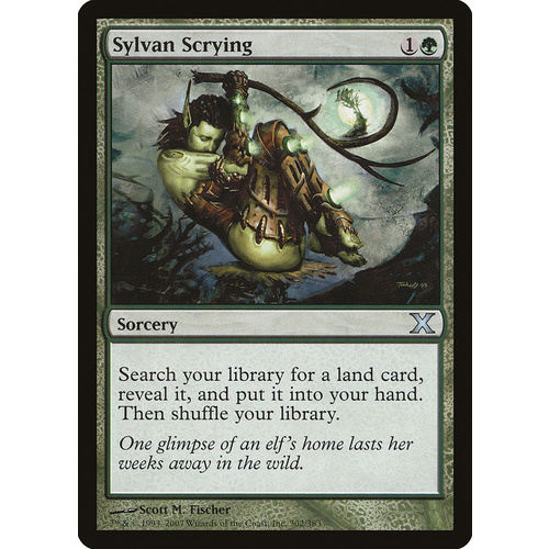 Sylvan Scrying FOIL - 10E