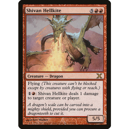 Shivan Hellkite FOIL - 10E
