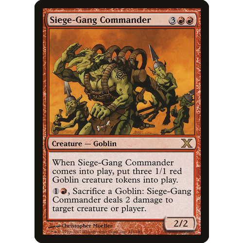 Siege-Gang Commander FOIL - 10E