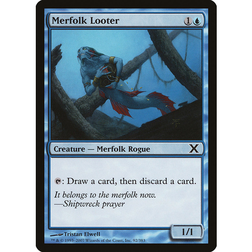 Merfolk Looter FOIL - 10E