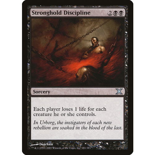 Stronghold Discipline FOIL - 10E