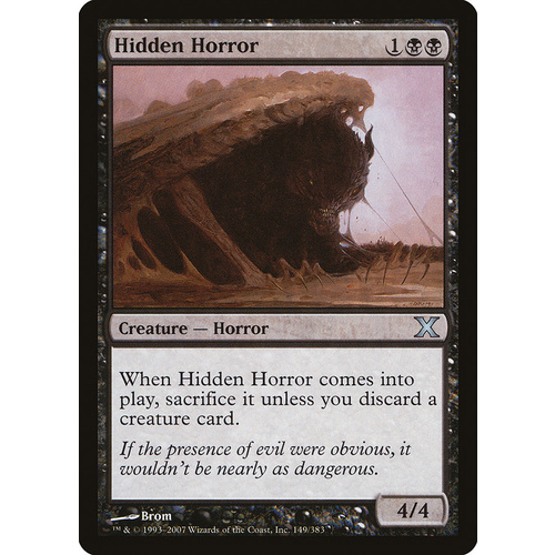 Hidden Horror FOIL - 10E