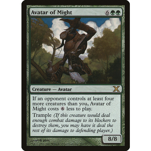 Avatar of Might FOIL - 10E