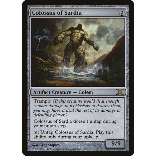 Colossus of Sardia FOIL - 10E