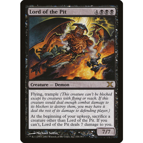 Lord of the Pit FOIL - 10E