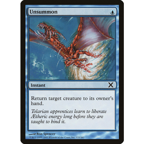 Unsummon FOIL - 10E