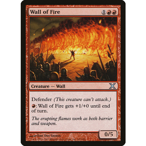 Wall of Fire FOIL - 10E