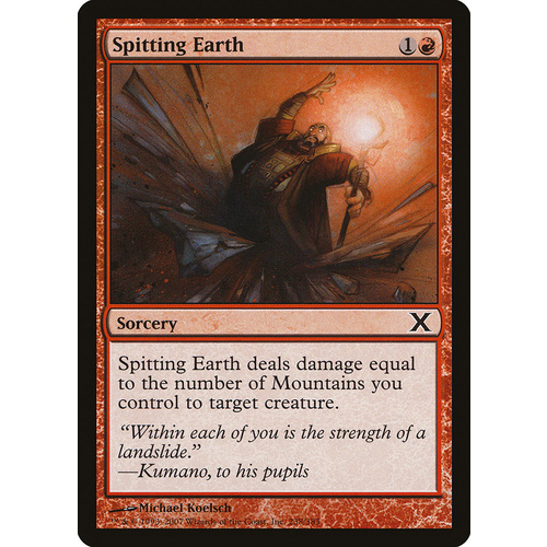 Spitting Earth FOIL - 10E