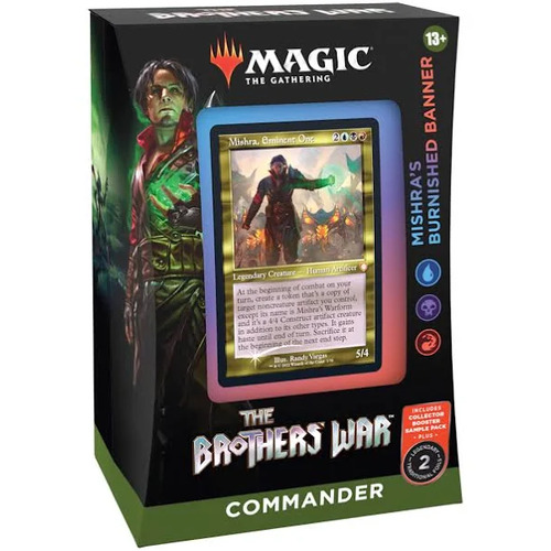 Magic The Gathering The Brothers War (BRO) Mishra's Burnished Banner Commander Deck