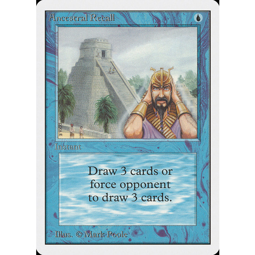 Ancestral Recall - 2ED