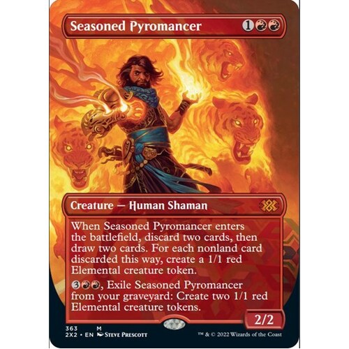 Seasoned Pyromancer (Borderless) - 2X2