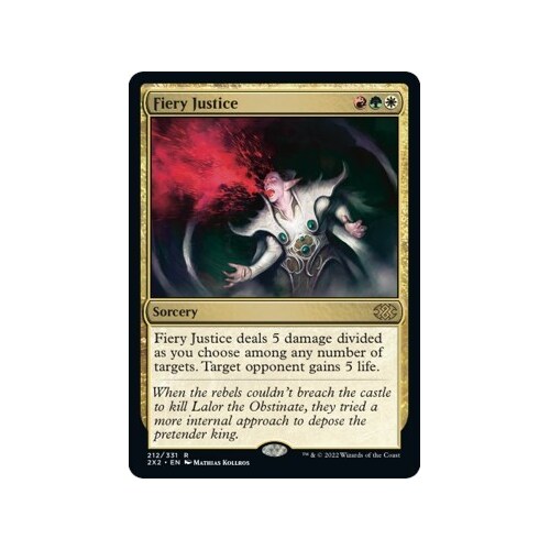 Fiery Justice FOIL - 2X2