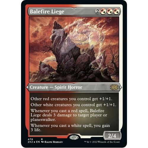 Balefire Liege (Foil Etched) - 2X2