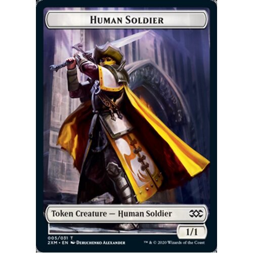 2x Human Soldier Token - 2XM