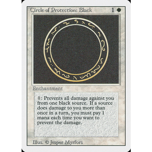 Circle of Protection: Black - 3ED