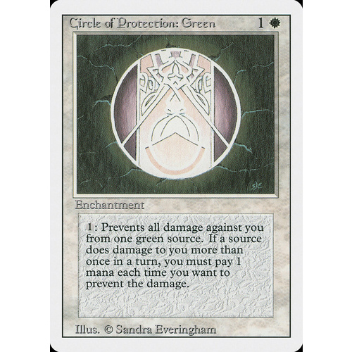Circle of Protection: Green - 3ED