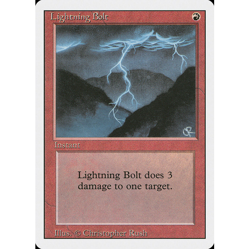 Lightning Bolt - 3ED