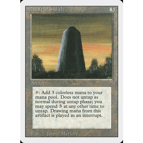 Basalt Monolith - 3ED