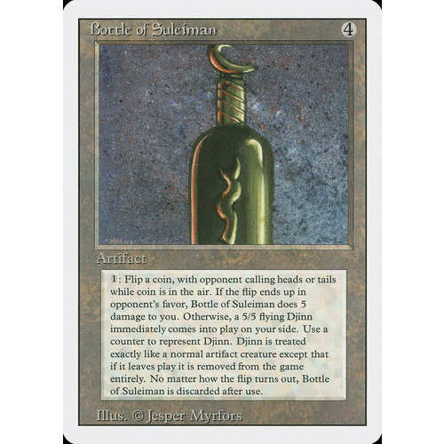 Bottle of Suleiman - 3ED