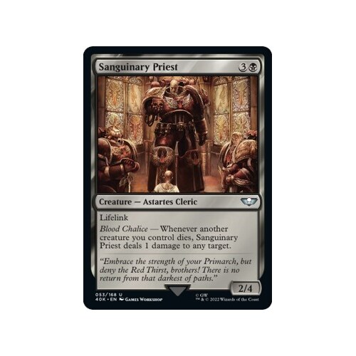 Sanguinary Priest - 40K