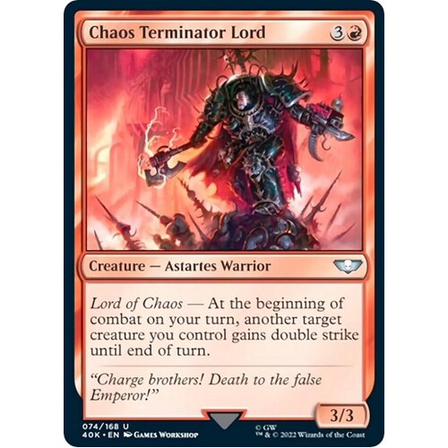 Chaos Terminator Lord - 40K