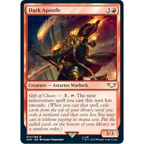 Dark Apostle - 40K