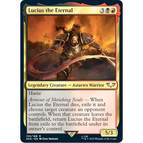 Lucius the Eternal - 40K