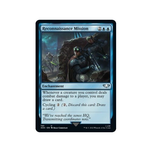 Reconnaissance Mission - 40K