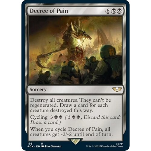 Decree of Pain - 40K