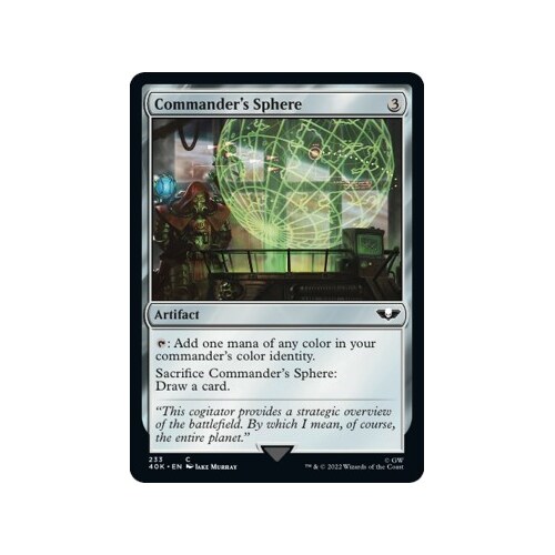 Commander's Sphere (233) - 40K