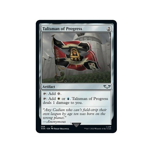 Talisman of Progress - 40K
