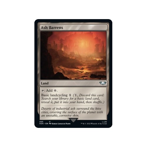 Ash Barrens - 40K
