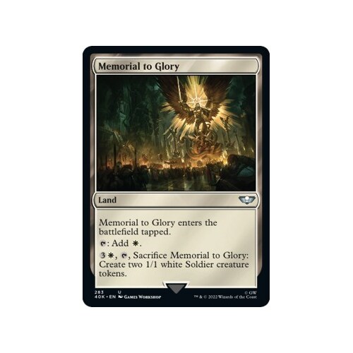 Memorial to Glory - 40K