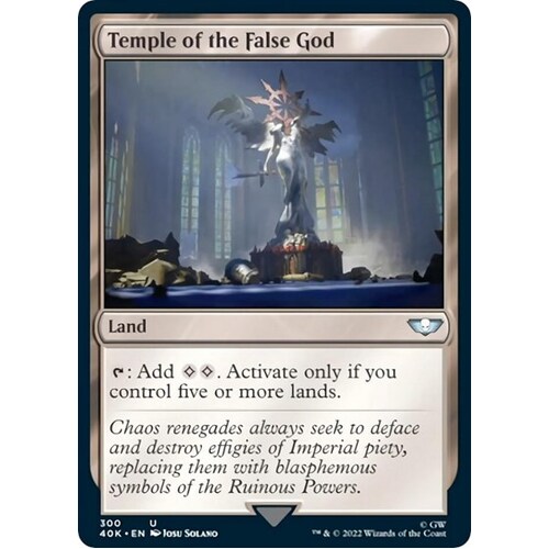 Temple of the False God - 40K