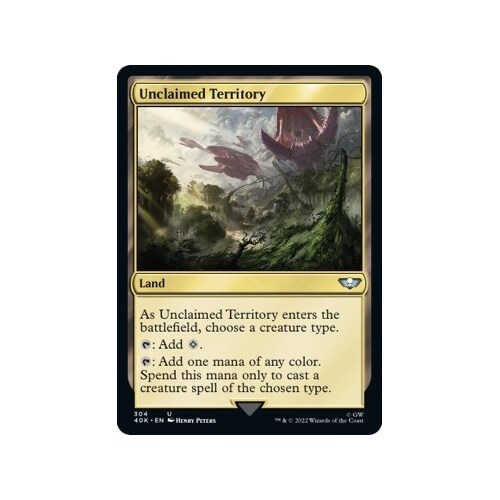 Unclaimed Territory - 40K