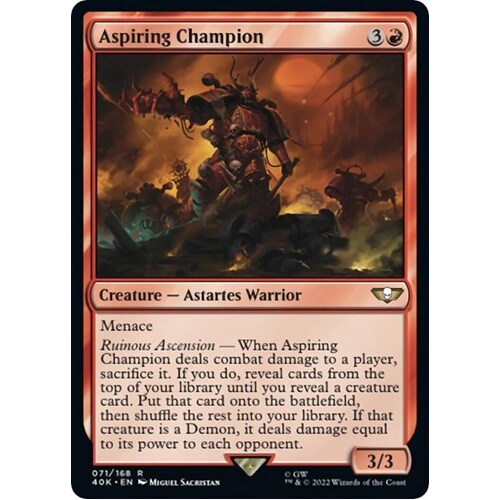 Aspiring Champion (Surge Foil) FOIL - 40K
