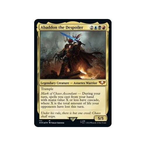 Abaddon the Despoiler FOIL - 40K