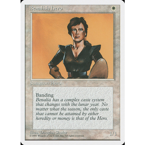 Benalish Hero - 4ED