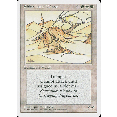Elder Land Wurm - 4ED
