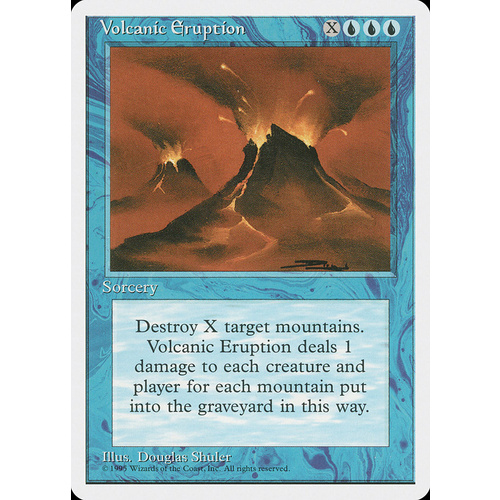 Volcanic Eruption - 4ED