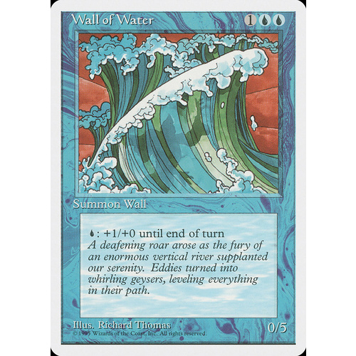 Wall of Water - 4ED